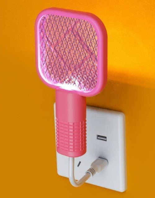 Mosquito Racket - 3 in 1 Mini Electric Fly Swatter Racket and Fly Zapper