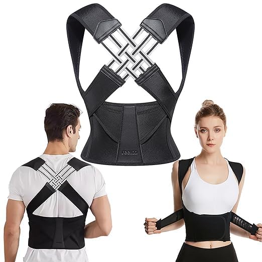 Adjustable Posture Corrector – Back, Neck & Shoulder Support
