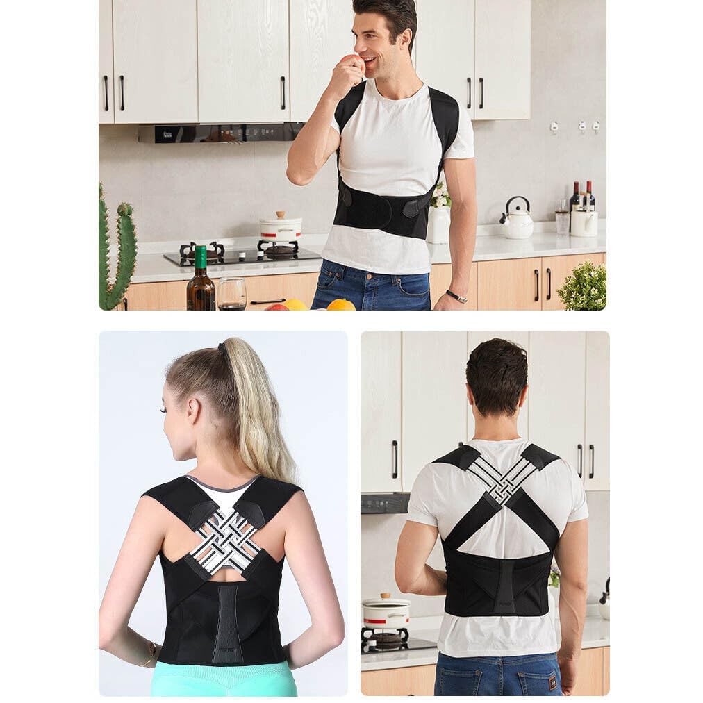 Adjustable Posture Corrector – Back, Neck & Shoulder Support