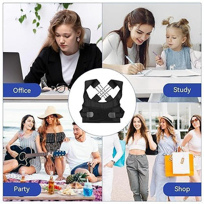 Adjustable Posture Corrector – Back, Neck & Shoulder Support